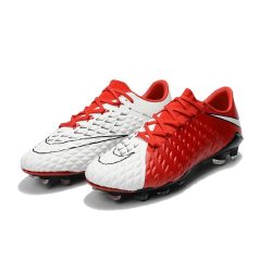 fodboldstøvler Nike HyperVenom Phantom III Elite FG - Rød Hvid_2.jpg
